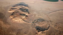 Die Siedlung Qurayyah im Nordwesten von Saudi-Arabien
