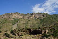 View of the Yeghegis-1 Rockshelter in Armenia