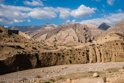 Hati seasonal river in Central Zagros.