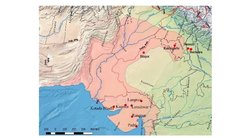Karte der Indus-Tal-Zivilisation